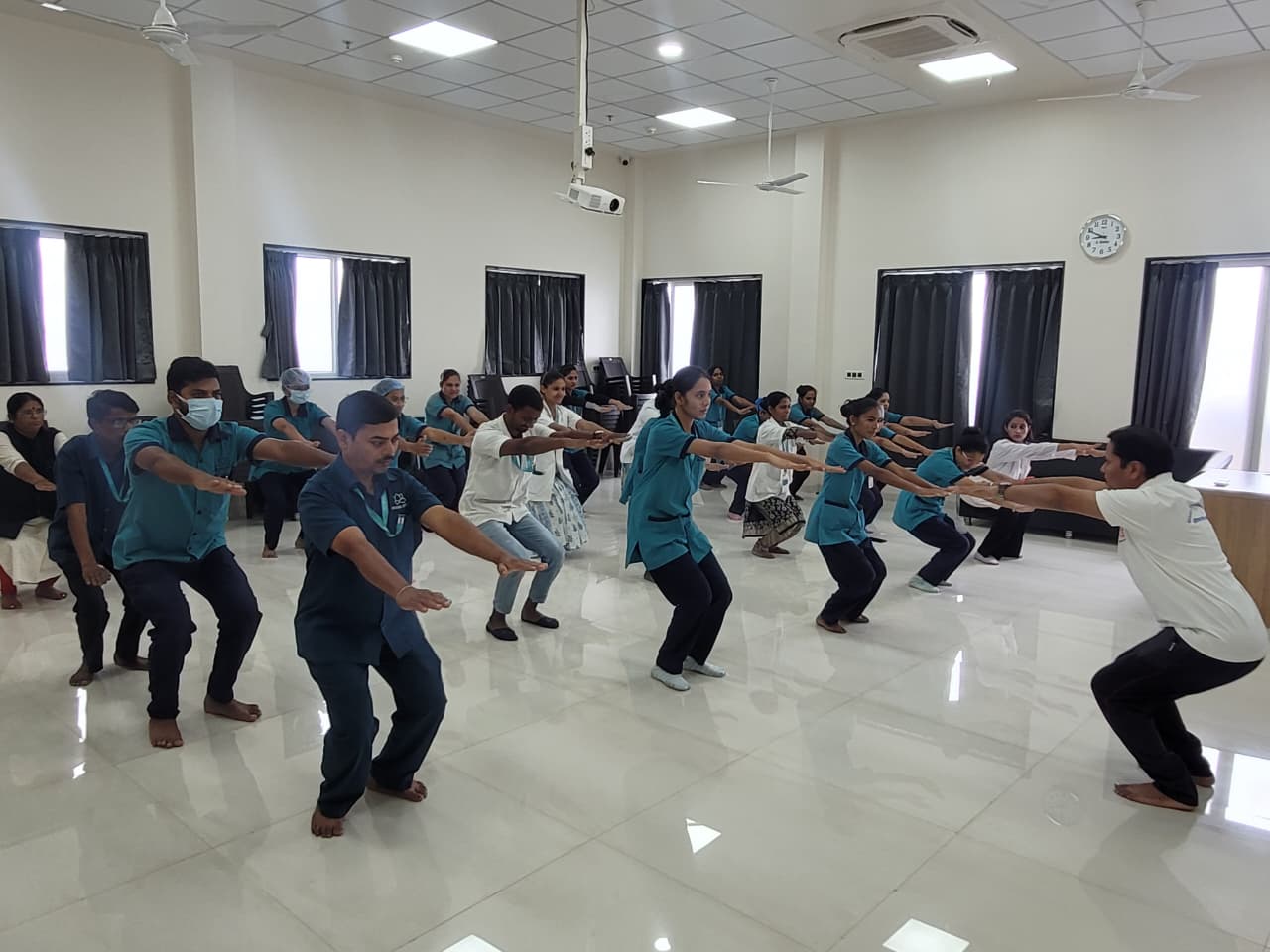 Yoga Day at Narayani Hospital