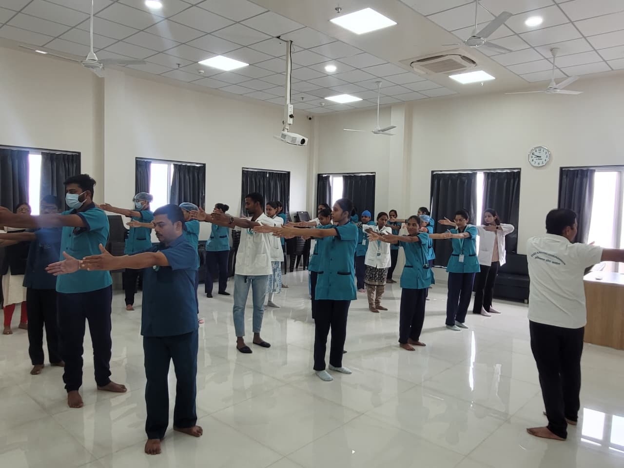Yoga Day at Narayani Hospital