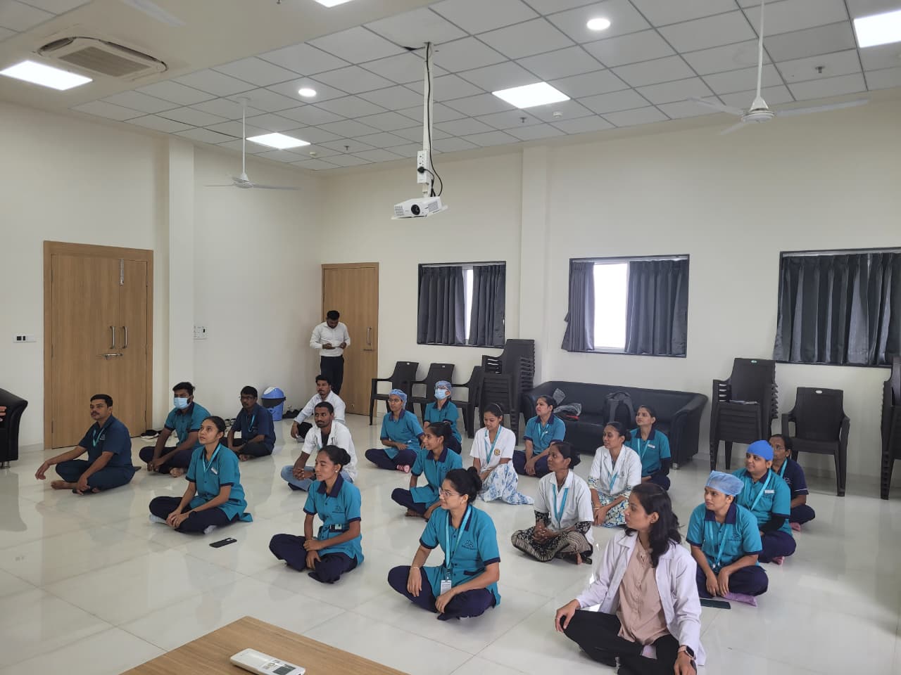 Yoga Day at Narayani Hospital