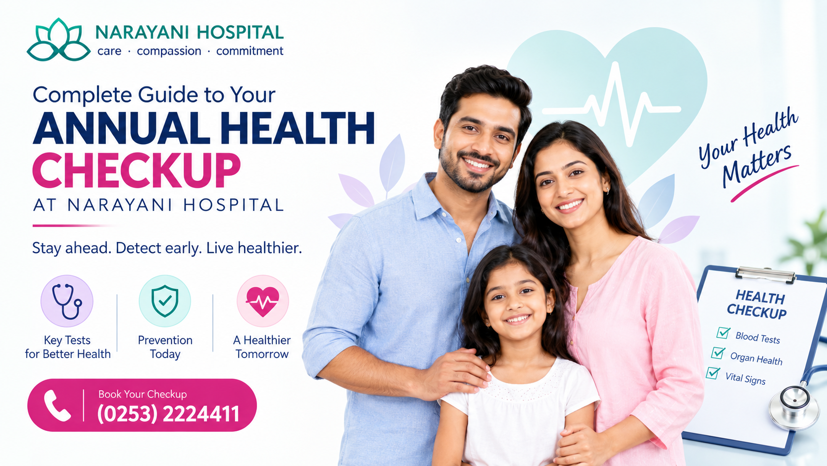 Complete Guide to Your Annual Health Checkup at Narayani Hospital
